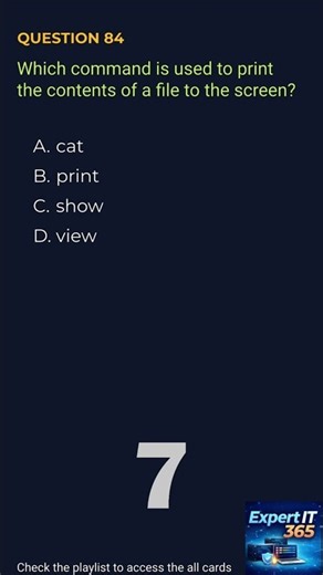 The "Cat" Command 🐱