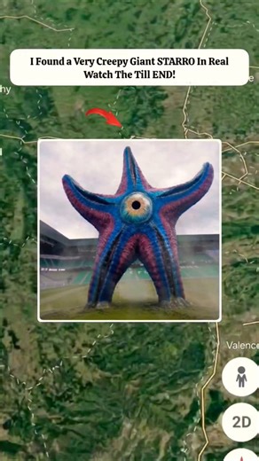 Starro the Conqueror Found On Google Maps And Google Earth #earth #map