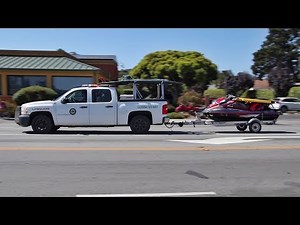 RARE State Parks Rangers, Fire Trucks & CAL FIRE Responding to a WATER RESCUE!