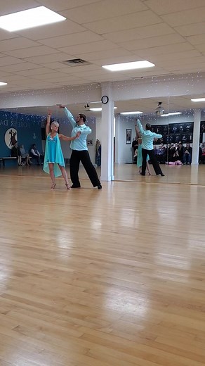 Susan Sandock and her Instructor Joey dancing their Bolero routine. | Forever Dance