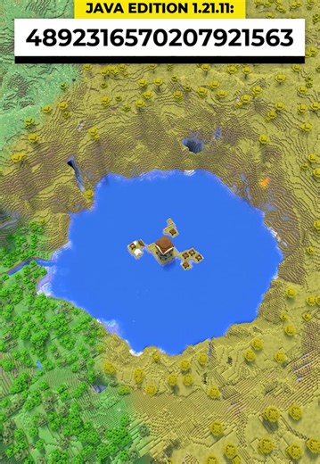 I found a pillager outpost lake seed in Minecraft – epic spawn location!