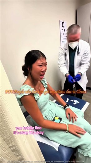 It's so funny when you have to get injections for treatment #funny #fyp #foryou #usa