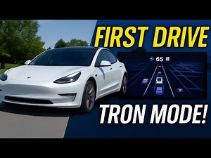 Tesla’s New FSD 2025.38.3 Update – Tron Mode in Action!