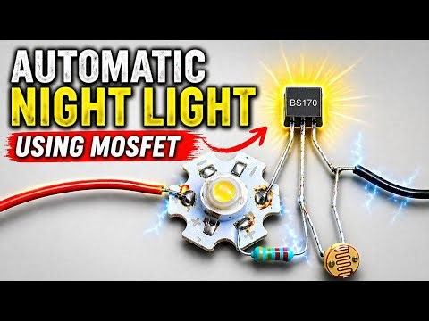 Automatic Night Light || More Bright || using MOSFET