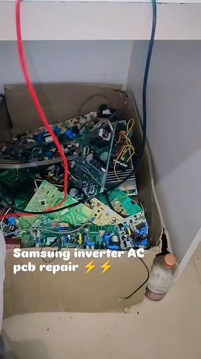 E464 error code samsung inverter AC pcb repair ⚡💥 | Akash Editz