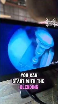 How to fix broken blade inside of jet engine