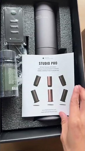 Unboxing the Hotel Collection Studio Pro Scent Diffuser… this sleek design covers up to 600 sq ft