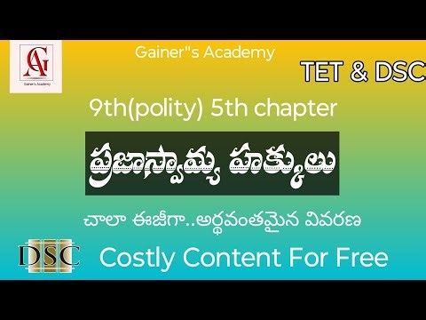 Democratic Rights 9th Polity 5th Chapter