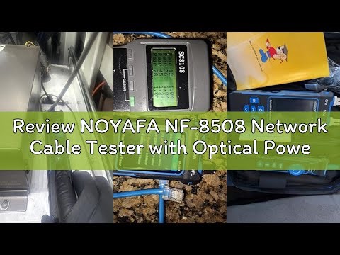 Review NOYAFA NF-8508 Network Cable Tester with Optical Power Meter, CAT5 CAT6 Cable Toner Ethernet