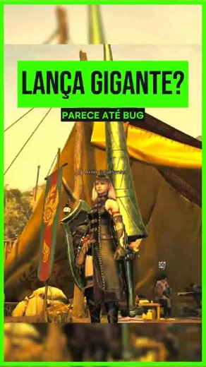 Essa lança era pra ser desse tamanho mesmo? 🤔