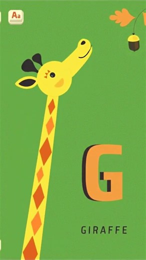 Mini U Zoo Alphabet (AI): G is for Giraffe