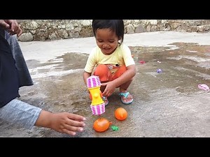 AFSHEENA SINGING FINGER FAMILY SONG Learn Color With a Cute Balloon & Exploding