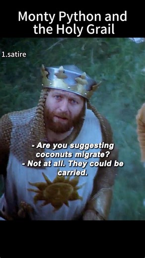 Monty Python and the Holy Grail (1975) 🥥🐦 Coconut Conundrums at the Castle Gate