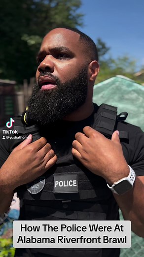 How The Police Were At The Alabama Riverfront Brawl 😂 | Yusha Thomas