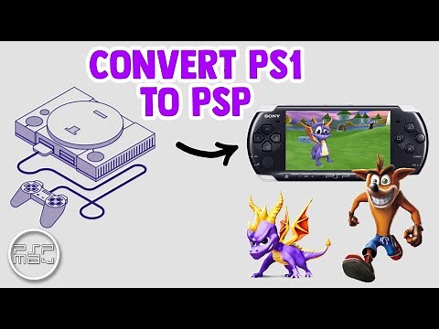 Convert PS1 ROMs to PSP format