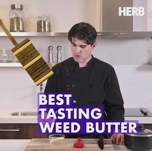 How to make the best cannabutter for your edibles 😍 | HERB Video