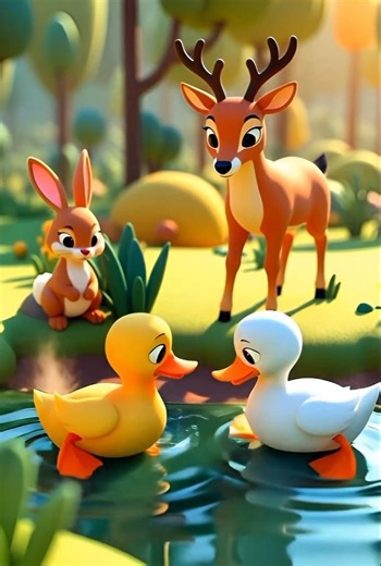 The Duck That Found the Hidden Lake 🦆 | Heartwarming Animal Story | 3D Cartoon Wildlife Animation