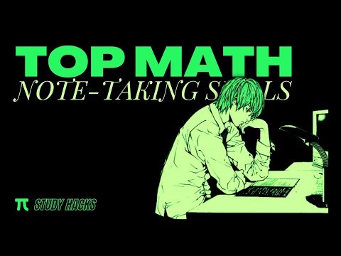 How to Take Notes in MATH?