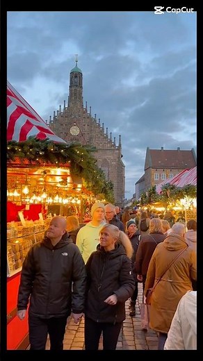 ✨ Golden Moments at the Nuremberg Christkindlesmarkt – A Sparkling Christmas Experience 🎄🌟❄️