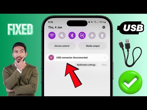 How to Fix Samsung USB Connector Connected Disconnected Problem (2025)