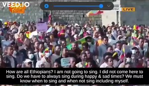 7th November - A hero born today in Addis Ababa - Artist #Tariku Gankisi who made the song Dishta Gina" is a real #NobelPrize peace winner in front of the fake Nobel Prize winner #AbiyAhmedAli. No question that he is now being tourchered or killed by Abiy Ahmed. In a propaganda demostration organized by #AbiyAhmed for more bloodshed, real #NobelPrize Peace Laureate artist #TarikuGankisi loudly said, ENOUGH is ENOUGH. Subtitled by TsehayeZE AA 🔗www.twitter.com/aa_tze 🔗https://t.co/COUQC3sLvS #E