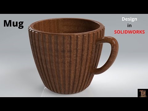 Coffee MUG design in solidworks | Solidworks tutorial for beginners engineer.