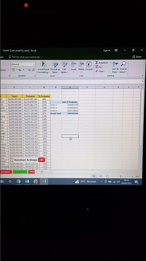 MICROSOFT EXCEL - CARA MENGHILANGKAN DAN MEMUNCULKAN PIVOT TABLE FIELD | BELAJAR EXCEL | #AGANGITUNG