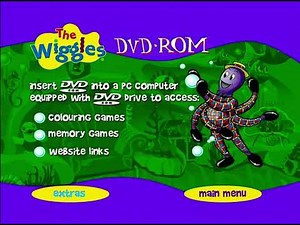 The Wiggles: Wiggly TV DVD Menu Walkthrough (2000)
