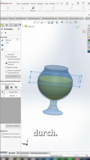 SOLIDWORKS - Füllvolumen von einfachen und komplexen Bauteilen messen