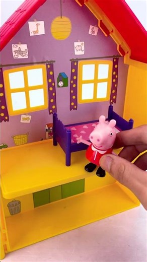 Satisfying With Review Peppa Pig Family Red Car and Family House playset #peppapig #asmr #review