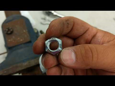 How to tell which way a lock nut goes on