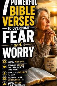 7 Powerful Bible Verses to Overcome Fear and Worry | God's Promises for Peace