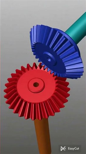 Bevel Gear Transmission #bevel #automobile #productionengineer #production #machine #mechanical