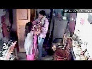 Caught on camera: Woman tied to chair at gunpoint by burglar in Haridwar