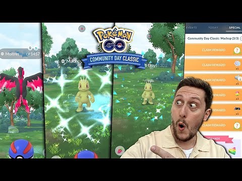 CLASSIC Machop Community Day! Grind Before GMAX (Pokemon GO)