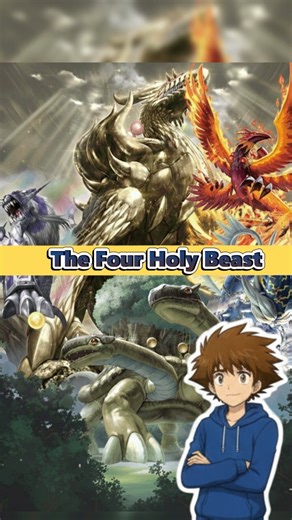The Four Holy Beast Digimon #shorts #digimon