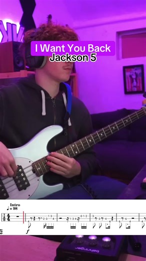 I Want You Back - Jackson 5 | Bass Cover & Tab #basscover #music #basstab #jackson5 #CapCut