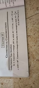 Chapter 13Geometrical ConstructionsLong Answer Type Questions... | Filo
