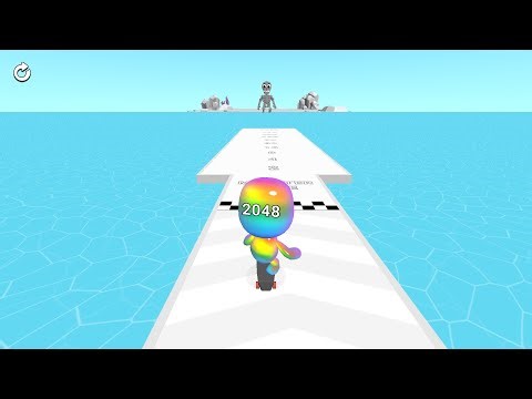 Man Runner 2048 Gameplay | Merge Runners & Destroy Giant Monsters | Arcade Running Game