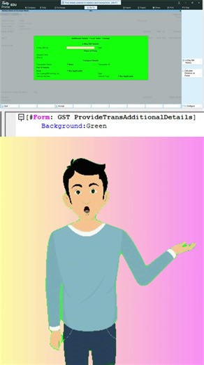 🔥 Tally Prime e-Way Bill Screen Customization | TDL Power #tallycustomization