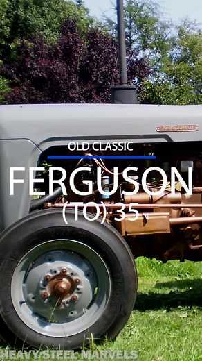 The Ferguson TO-35 Tractor (Later Known As The Massey-Ferguson 35) #masseyferguson #tractor #tractors #farminglife