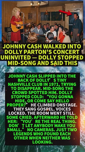 Johnny Cash Walked into Dolly Parton's concert Uninvited — Dolly Stopped Mid-Song An #shorts #viral