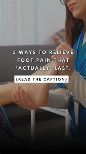 Here are three things you can start today to get real relief: