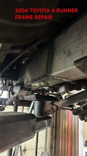 2004 TOYOTA 4RUNNER FRAME REPAIR. SANDMANS FABRICATION 860-281-9859