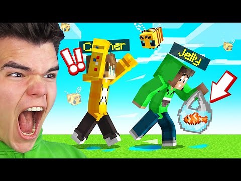 I STOLE FLOPPY The FISH In MINECRAFT BEETOWN... (It's WAR)