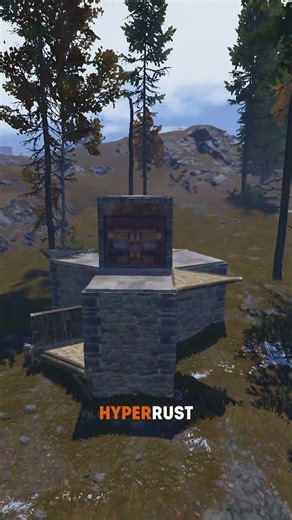Домики на сервере HyperRust #rust #rustрейд #rustclips #gaming