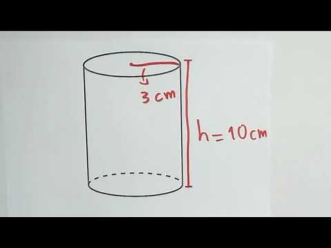 How to calculate the volume of a cylinder (step-by-step exercise)