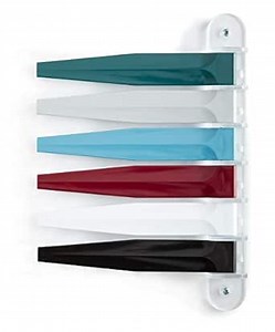 Exam Room Flags, Medical Door Flags for Doctor Offices, Hospitals, Clinics, Easy Identification, Durable, Reliable Room Status Sign, Designer Colors, 6 Flag System, 7-Inch