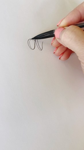 Faux Calligraphy with a pencil in real time. This is the method taught in my Lettering for Absolute Beginners Workbook! #lettering #fauxcalligraphy #letteringforbeginners #realtimelettering #letteringforabsolutebeginners #pencillettering | Imperfect Dust - Hand Lettered Art by Danielle