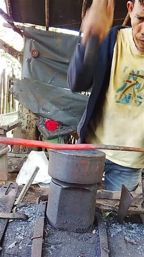 the process of forming a bow and arrow for hunting animals